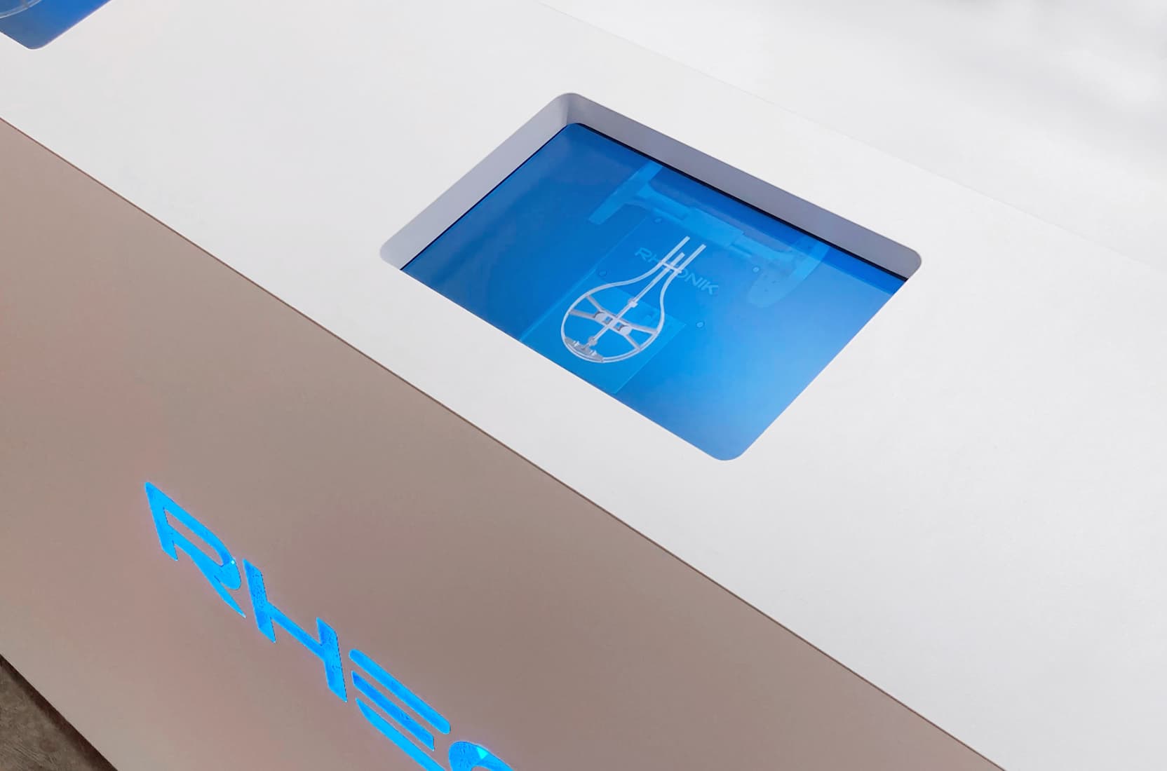 Digitales Display auf einem Exponat