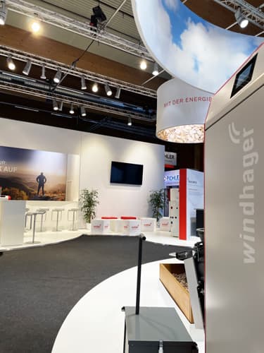 Messestand von Windhager auf der WEBUILD 2023