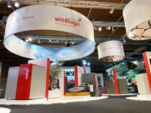 Messestand von Windhager auf der WEBUILD 2023